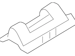 Bracket Cap - Mazda (TK48-50-819A)
