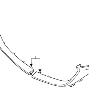 Lower Molding - Mazda (TK48-50-7K1A)