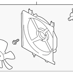 Fan Assembly - Mazda (B6MC-15-035)