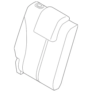 Seat Back Assembly - Mazda (DR61-57-400C-02)