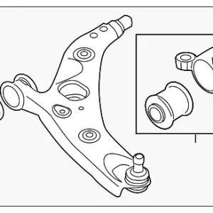 Arm (L) Lower - Mazda (KD35-34-350T)