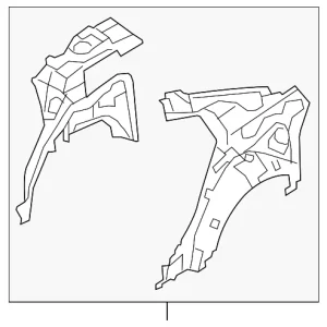 Inner Panel Assembly - Mazda (GSYL-70-100)