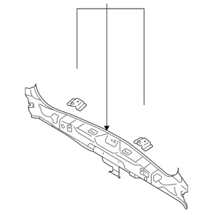 Rear Cross-Member - Mazda (TD11-70-760B)