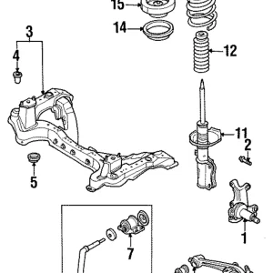 Steering Knuckle - Mazda (LB83-33-021)
