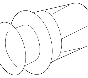 Air Hose - Mazda (1F20-13-206A)