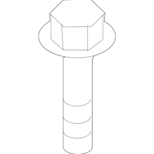 Air Cleaner Assembly Bolt - Mazda (9078-60-630B)