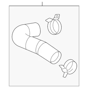 Water Inlet Hose - Mazda (PXK7-15-53XA)