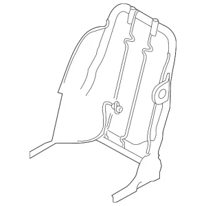 Seat Back Frame - Mazda (EF91-88-680C)