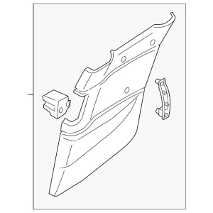 Door Trim Panel - Mazda (FF14-68-550-02)