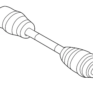 Axle Assembly - Mazda (GA20-25-600R-0B)