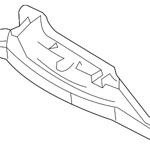 Center Grille - Mazda (DFR5-50-7P0B)
