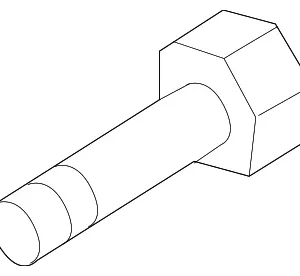 Knuckle Bolt - Mazda (9YA0-21-20HD)