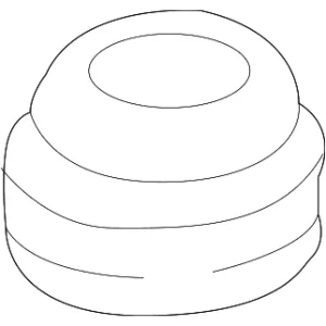 Engine Air Intake Resonator Grommet - Mazda (LF9H-13-349)
