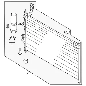 Condenser - Mazda (DF71-61-480C)