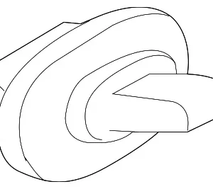 Rear Molding Clip - Mazda (D651-50-M38A)