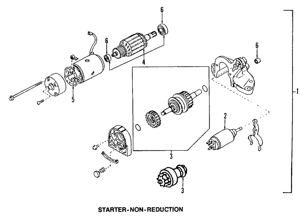 Starter - Mazda (B6S8-18-400R-00)
