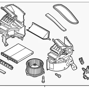 Blower Assembly - Mazda (GHP9-61-140B)