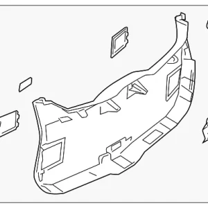 Lower Gate Trim - Mazda (C513-68-960B)