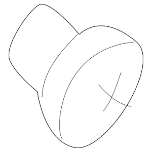 Door Trim Panel Grommet - Mazda (N066-68-AD6)