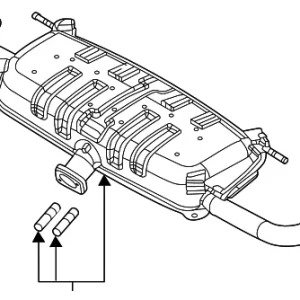 Muffler - Mazda (H301-40-100)