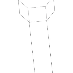 Hinge Upper Bolt - Mazda (BPYK-50-0Z2A)