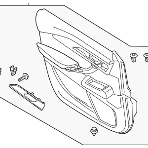 Trim(R) Door - Mazda (TA0D-68-420B-2B)