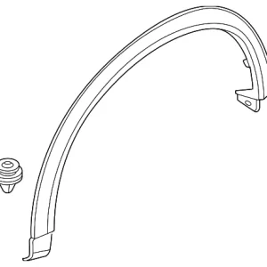 Wheel Opening Molding - Mazda (KJK8-51-W50A-2V)