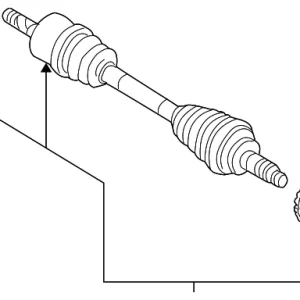 Axle Assembly - Mazda (ZZDA-25-60XC)