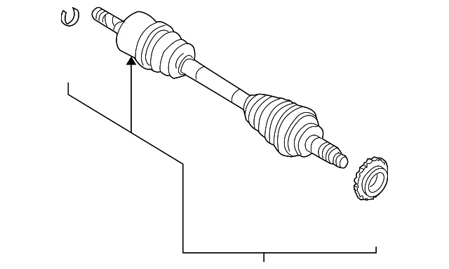 Axle Assembly - Mazda (ZZDA-25-60XC)