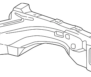 Upper Rail - Mazda (1F00-54-210)