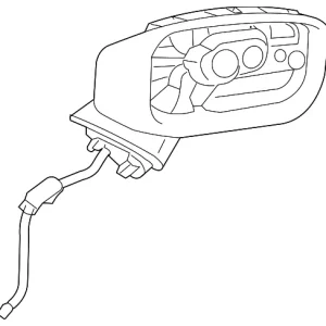 Body(L) Door Mirror - Mazda (KJK9-69-181A)