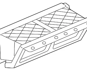 Cabin Air Intake Duct - Mazda (ZZCA-64-771)