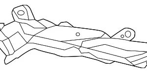 Defroster Duct - Mazda (BHN1-60-180)