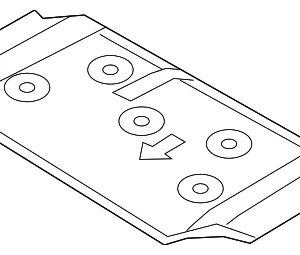 Floor Pan Heat Shield - Mazda (KE70-56-437)