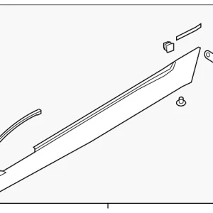 Rocker Molding - Mazda (N244-51-P40D-2M)