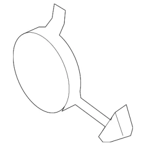 Tow Bracket Cover - Mazda (C237-50-A11A-BB)