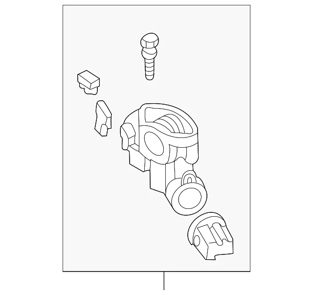 Ignition Lock Cylinder - Mazda (LCY0-76-290A)