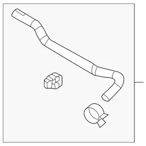 By-Pass Hose - Mazda (PX8E-15-1J0)