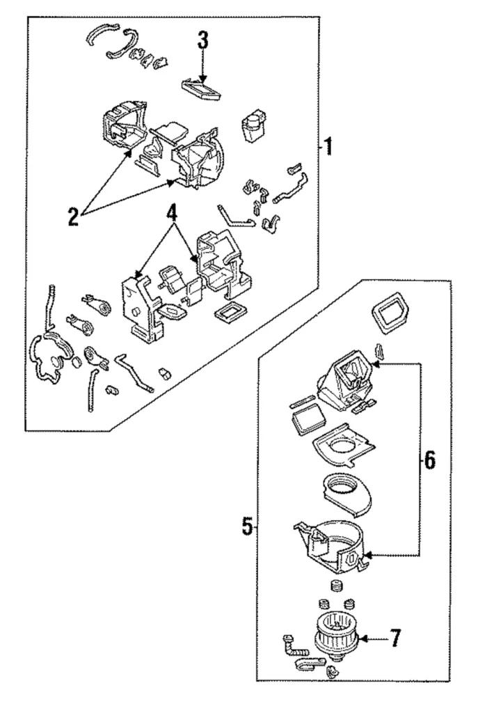 Blower Motor - Mazda (HE01-61-B10)