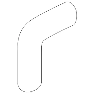 Coolant Hose - Mazda (PY8W-15-384)