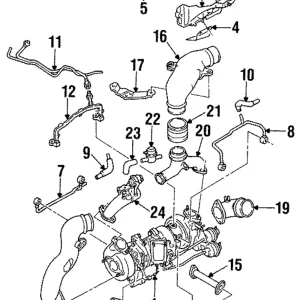 Water Pipe - Mazda (N3A1-13-540A)