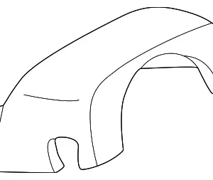 Upper Column Cover - Mazda (BJ0J-60-221-43)