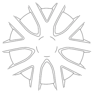 Wheel, Alloy - Mazda (9965-14-7080)