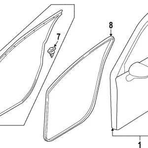 Door Shell - Mazda (VAY0-58-02XA)