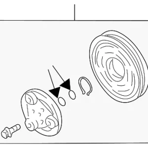 Pulley Assembly - Mazda (TC44-61-L20)