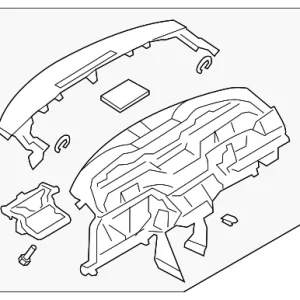 Instrument Panel - Mazda (BN8P-60-42XM)