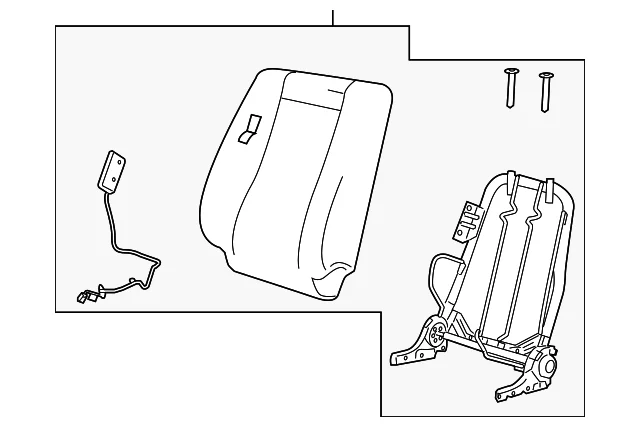 Seat Back Assembly - Mazda (ZZDC-88-130A-04)