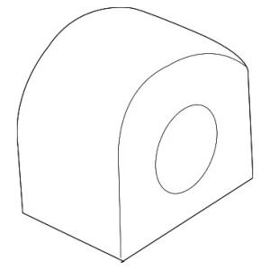 Stabilizer Bar Bushing - Mazda (CC29-34-156C)