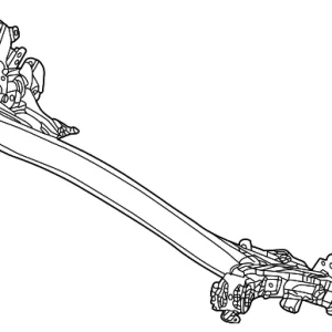 Axle Torsion Rear Suspension - Mazda (VC67-28-B0XA)