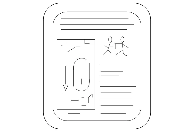 Child Lock Label - Mazda (BJ79-72-301)
